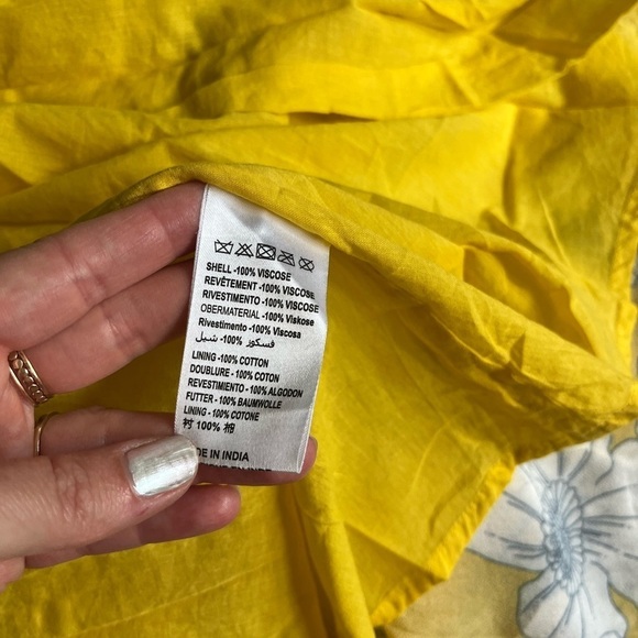 Cleobella Myra Wrap Dress in Yellow - Picture 8 of 8